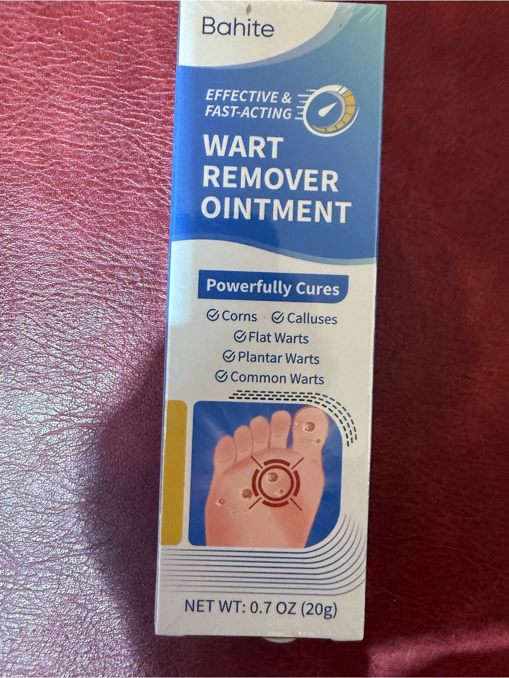 Bahite Wart Remover Ointment Salicylic Acid 17% for Feet, 0.7 oz (20g)